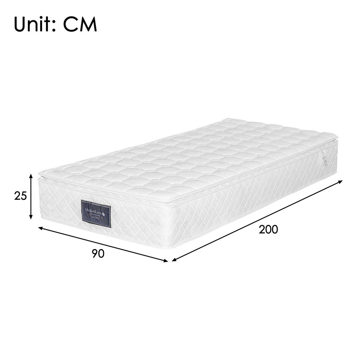 POLSTERBETT 90x200 Natur Leinen USB Stauraum Matratze - Beige, Naturmaterialien (90/200cm) - FLIEKS