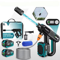 AKKU HOCHDRUCKREINIGER 220 Bar – Bürstenlos, 3 Gänge, Makita 21 V - Schwarz, Metall (1/1cm) - Kaket