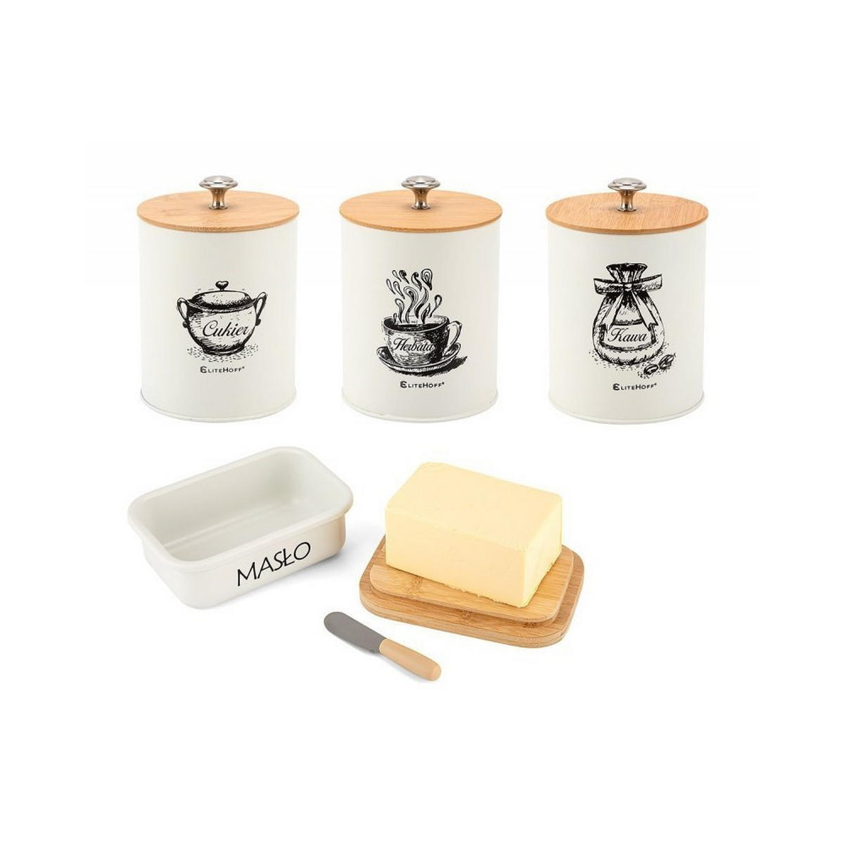 TEEBEHÄLTER Weiß 15.5/10.5/16 cm E6058 - Weiß, Holz (10.5/16/15.5cm) - Elitehoff
