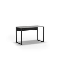 SCHREIBTISCH Inna Retro-Grau, Schwarz 100/60/75 cm - Schwarz, Holzwerkstoff/Metall (60/100/75cm) - Decortie