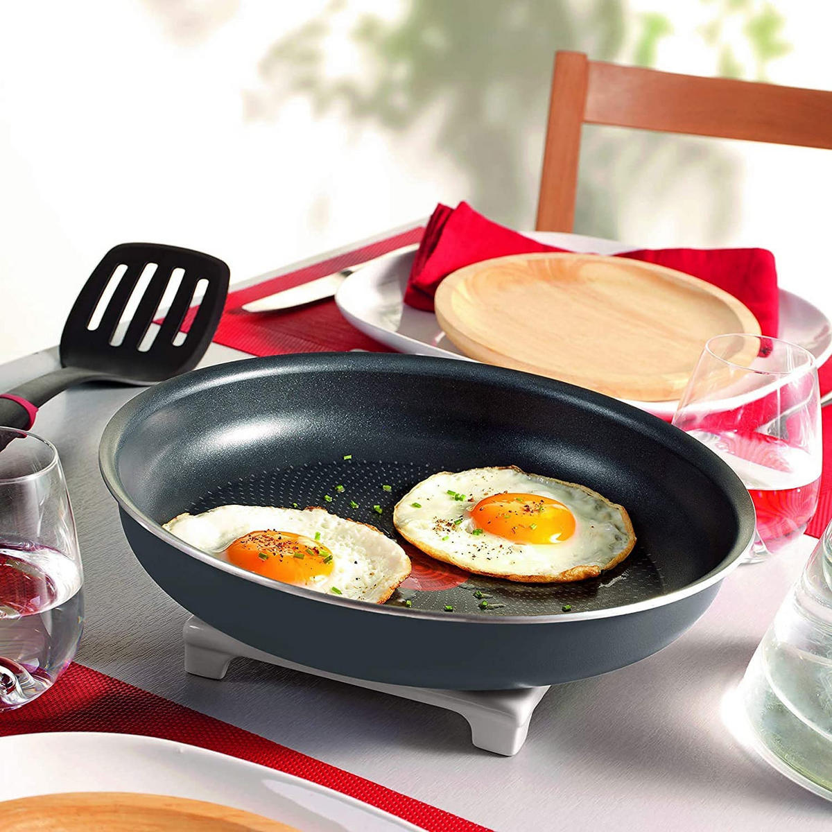 TOPFSET L20488 Ingenio Schwarz 15-Teilig - Schwarz, Metall - Tefal