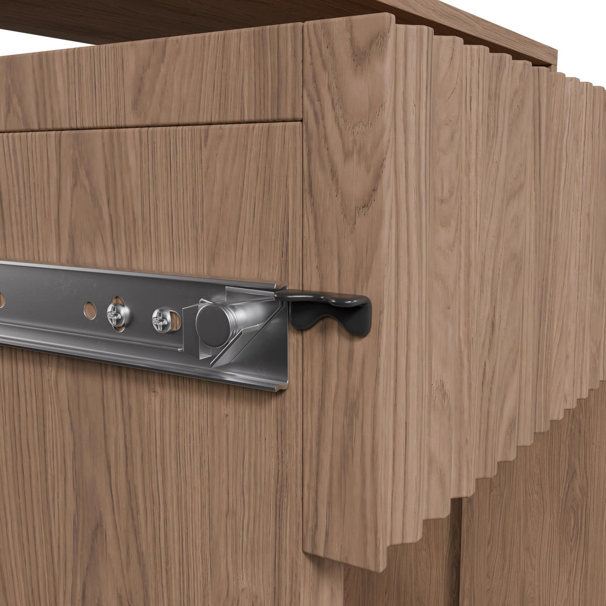 AUSZIEHBARER SCHREIBTISCH ZOOM EICHE CASELLA BRAUN 98 CM - Eichefarben, Holzwerkstoff (39/98/87cm) - Selsey