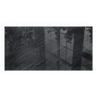 GLASPLATTE für Kamin 120x60 cm - Schwarz, Glas (120/60/0.4cm) - TULUP