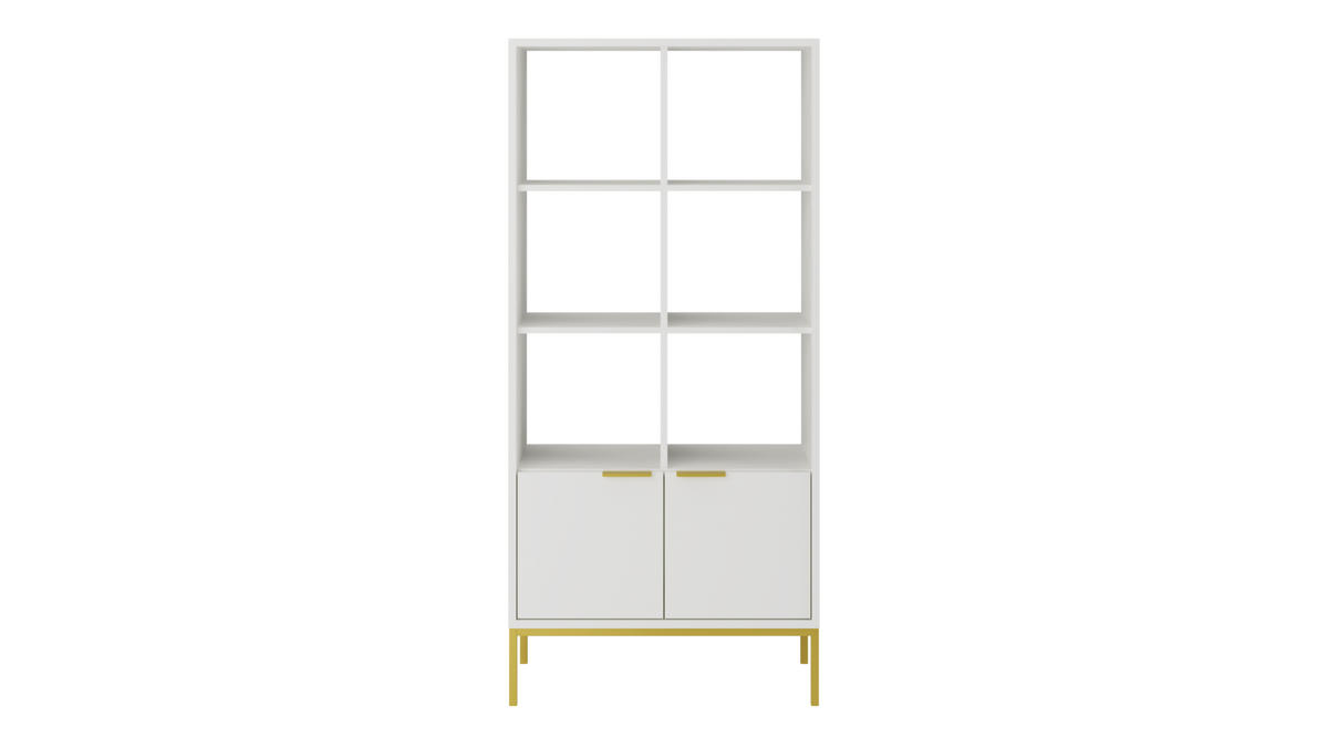 BÜCHERREGAL Austin 40/171,3/80 cm - Weiß, Holzwerkstoff (40/171/80cm) - Kocot Kids