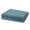 DUSCHTUCH Vita 2er-Set - Dunkelgrün, Textil (70/140cm) - Ross