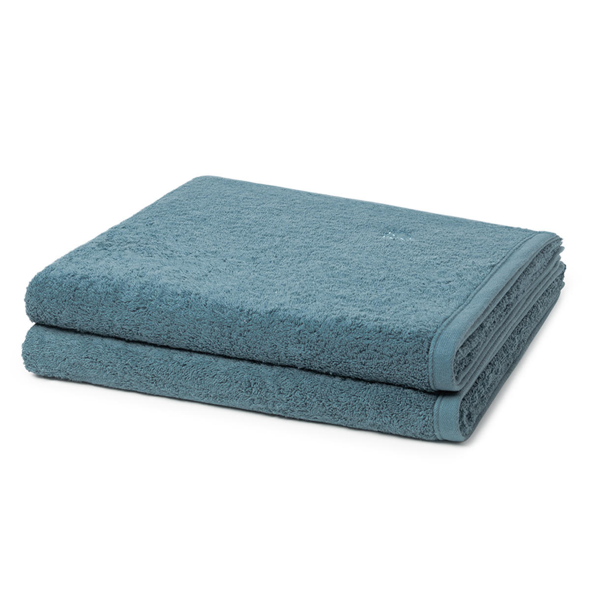 DUSCHTUCH Vita 2er-Set - Dunkelgrün, Textil (70/140cm) - Ross