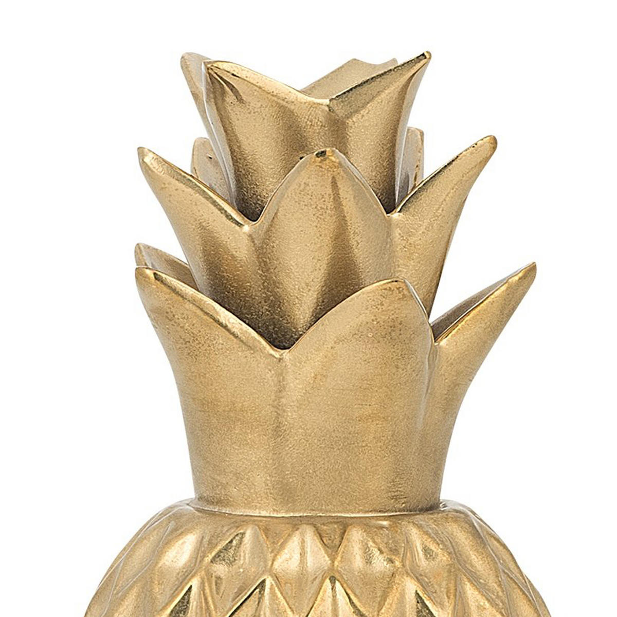 DEKOFIGUR Gold Tyana - Goldfarben, Keramik (12/23/12cm) - Beliani