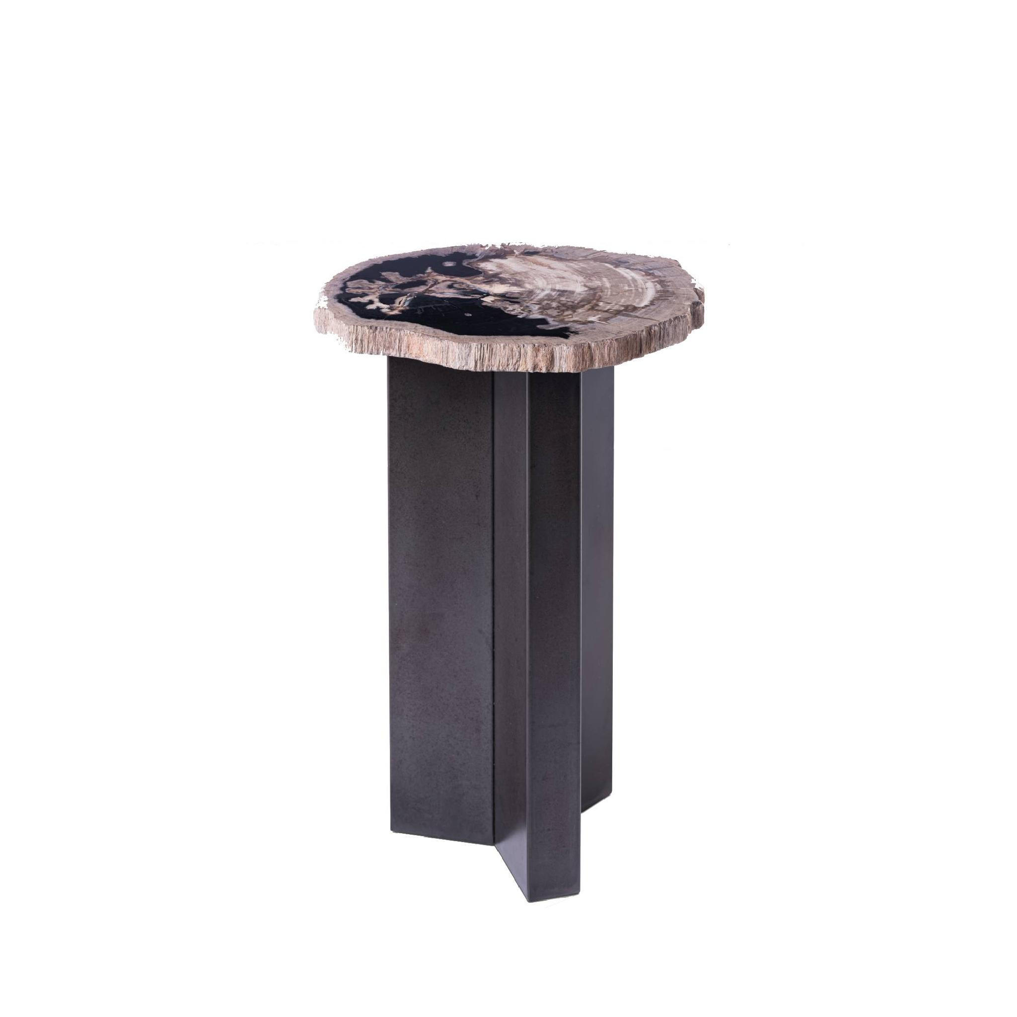 BEISTELLTISCH Jisse Schwarz 30/35/53cm - Schwarz, Metall (30/35/53cm) - PTMD Collection
