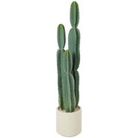 KAKTUS DE-08624 111 cm groß für Wohnzimmer & Büro Grün - Grün, Kunststoff (111cm) - ComfortXL