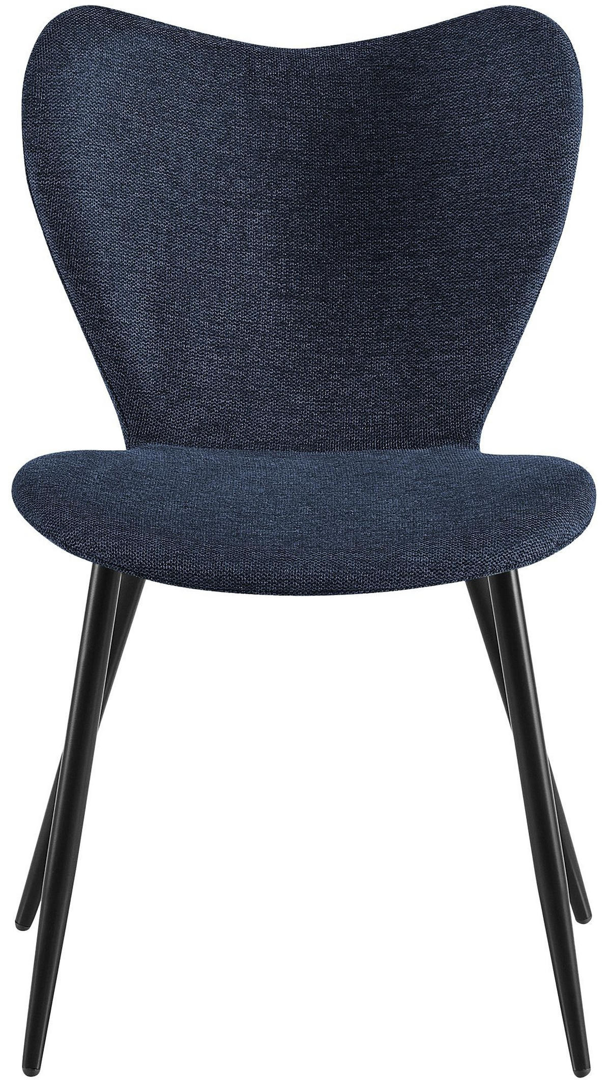 ESSZIMMERSTÜHLE Maika 2er Set 80x50x58 cm blau - Blau, Textil (50/80/58cm) - furnicato