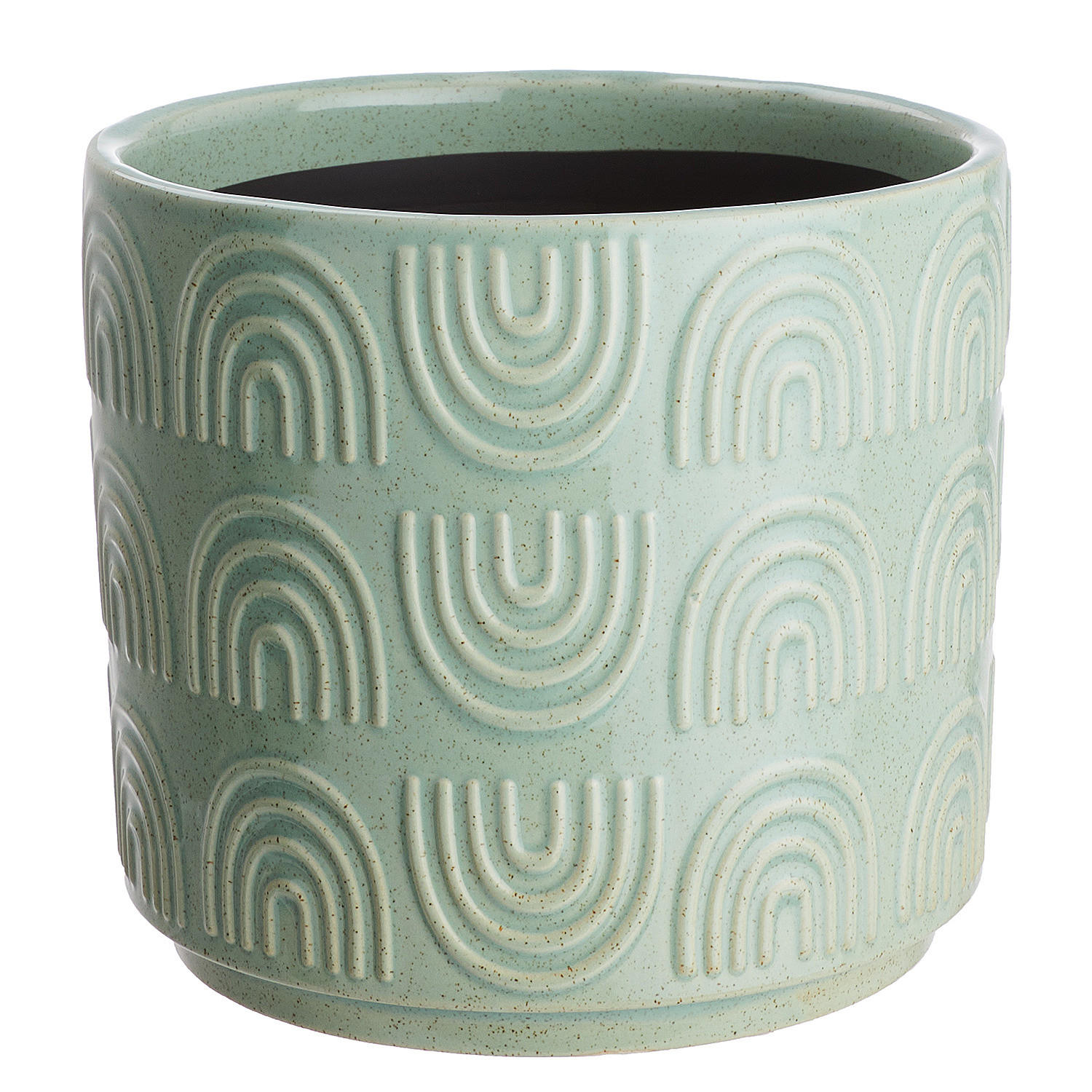 BLUMENÜBERTOPF Rainbow - Pastellgrün, Keramik (14/13/14cm) - Butlers