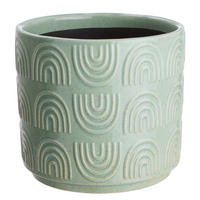 BLUMENÜBERTOPF Rainbow - Pastellgrün, Keramik (14/13/14cm) - Butlers