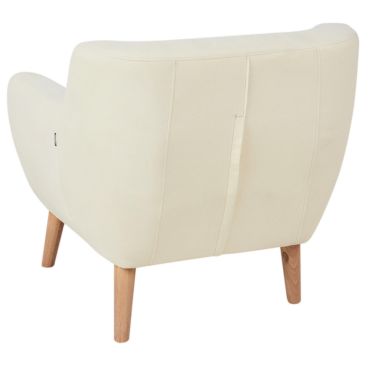 SESSEL Helles Beige Motala - Hellbraun/Beige, Textil (77/76/80cm) - Beliani