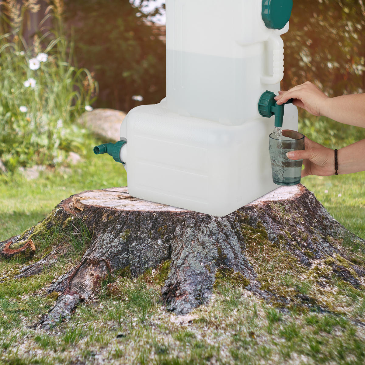 WASSERKANISTER - Weiß, Kunststoff (10L) - Relaxdays