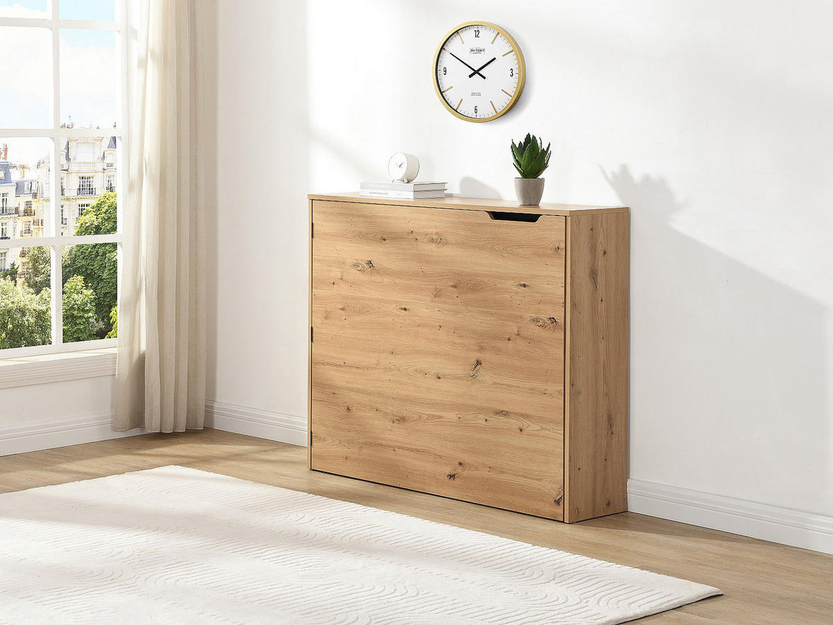 ECKSCHREIBTISCH Klappbar - MDF - Natur - RELIMY - Naturfarben, Holz (27/115/93cm) - Vente-Unique