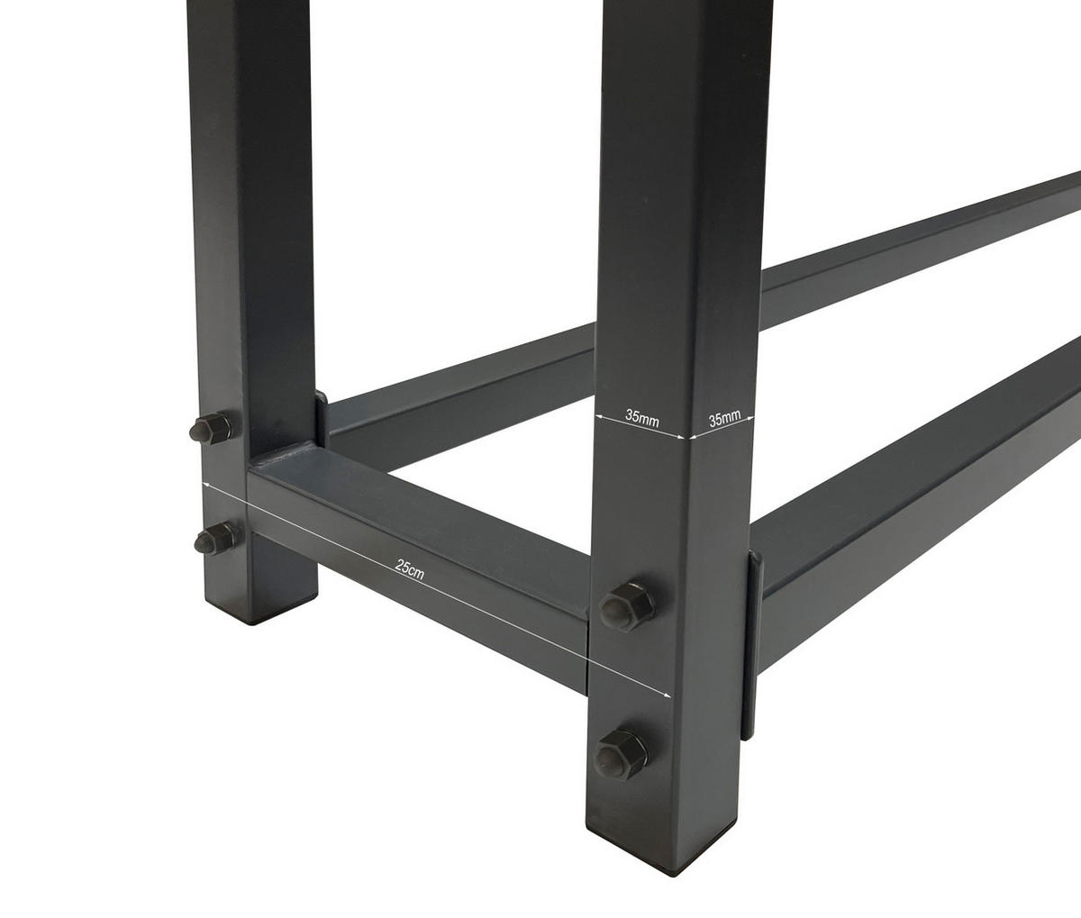 KAMINHOLZREGAL Außen 200x25x115 cm Metall Anthrazit mit Schutzhülle Grau 0,8 m³ / 1,3 SRM - Anthrazit, Metall (200/115/25cm) - QUICK STAR