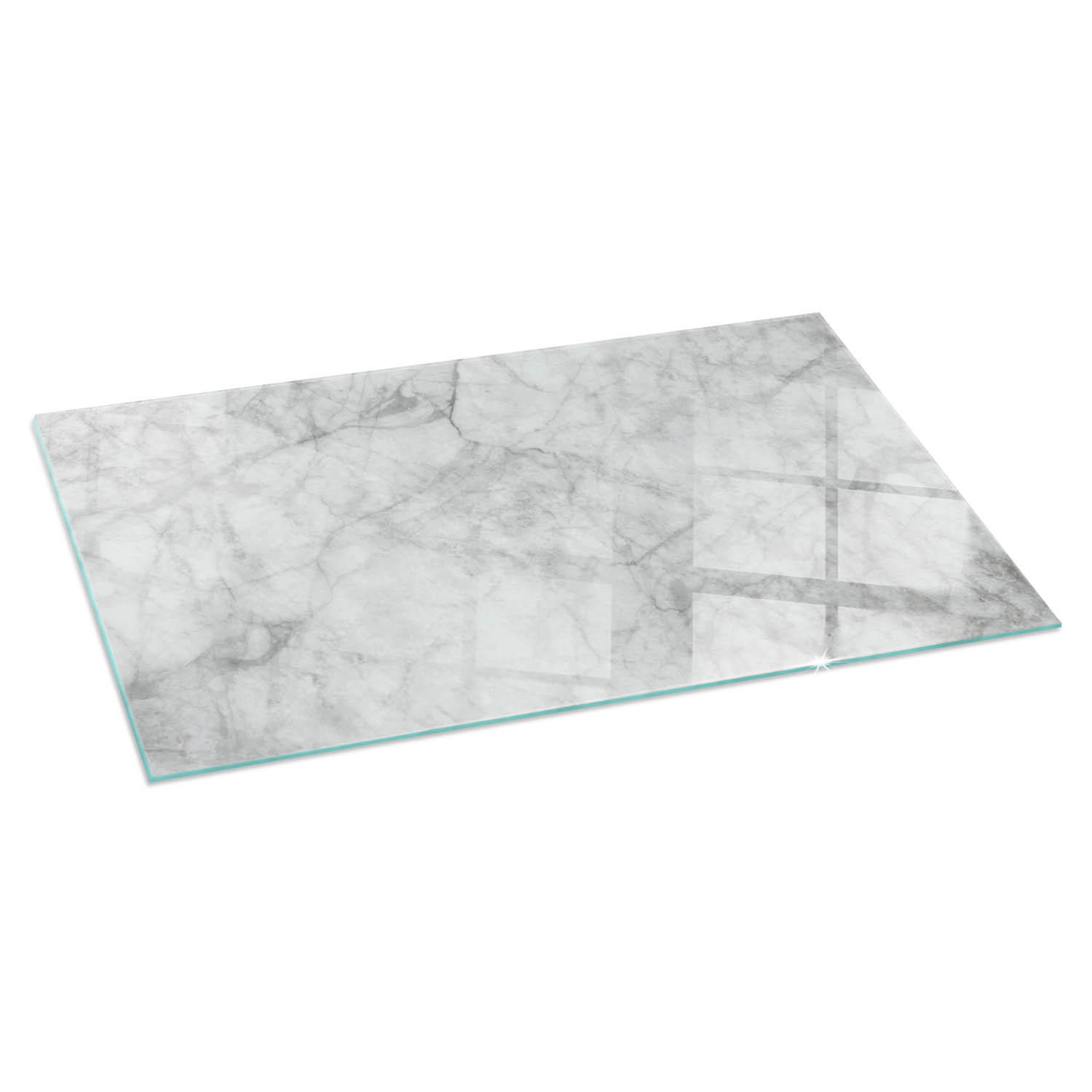 ArtPrintCave Glasplatte Grau 100x50x0.4 cm
