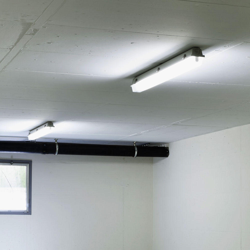 LED DECKENLEUCHTE Grau 2er Set - Grau, Kunststoff (60/7.8/7.2cm)