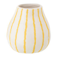 VASE DOLOMIT Weiß - Weiß, Keramik (12.5cm) - J-Line