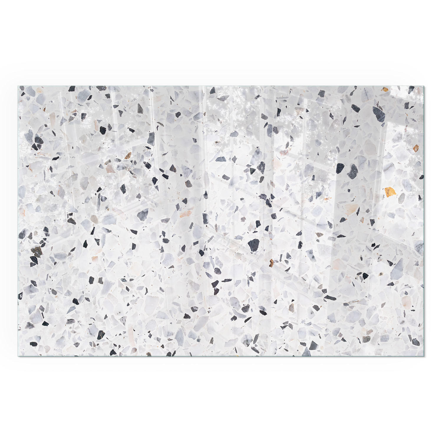 GLASPLATTE für Kamin 120x80 cm - Weiß, Glas (120/80/0.4cm) - TULUP