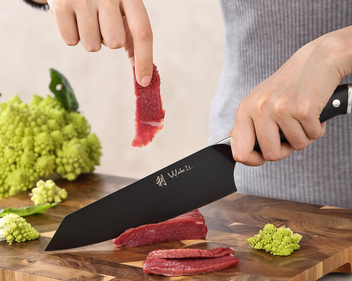 MESSERSET 3-tlg. 9–17 cm - Schwarz, Metall - Wakoli