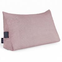 KEILKISSEN Silver Pink, 70/40/20 cm, Cord - Pink, Textil (70/20cm) - Dreamroots