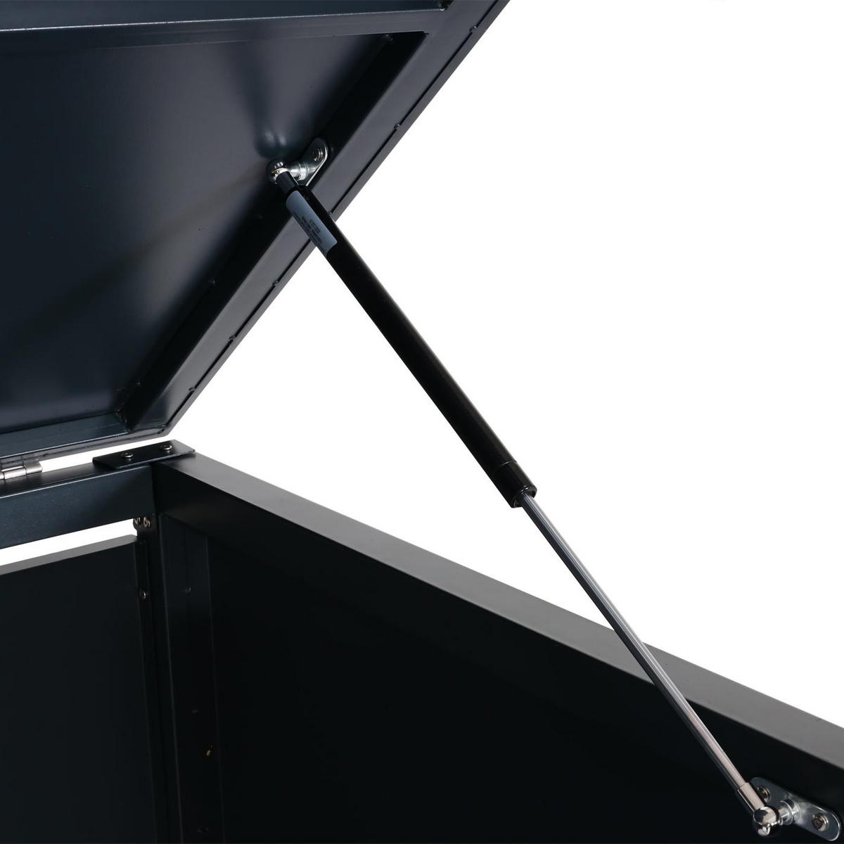 FAHRRADGARAGE 4er 121x202x150cm Anthrazit - Anthrazit, Metall (202/121/150cm) - PROREGAL