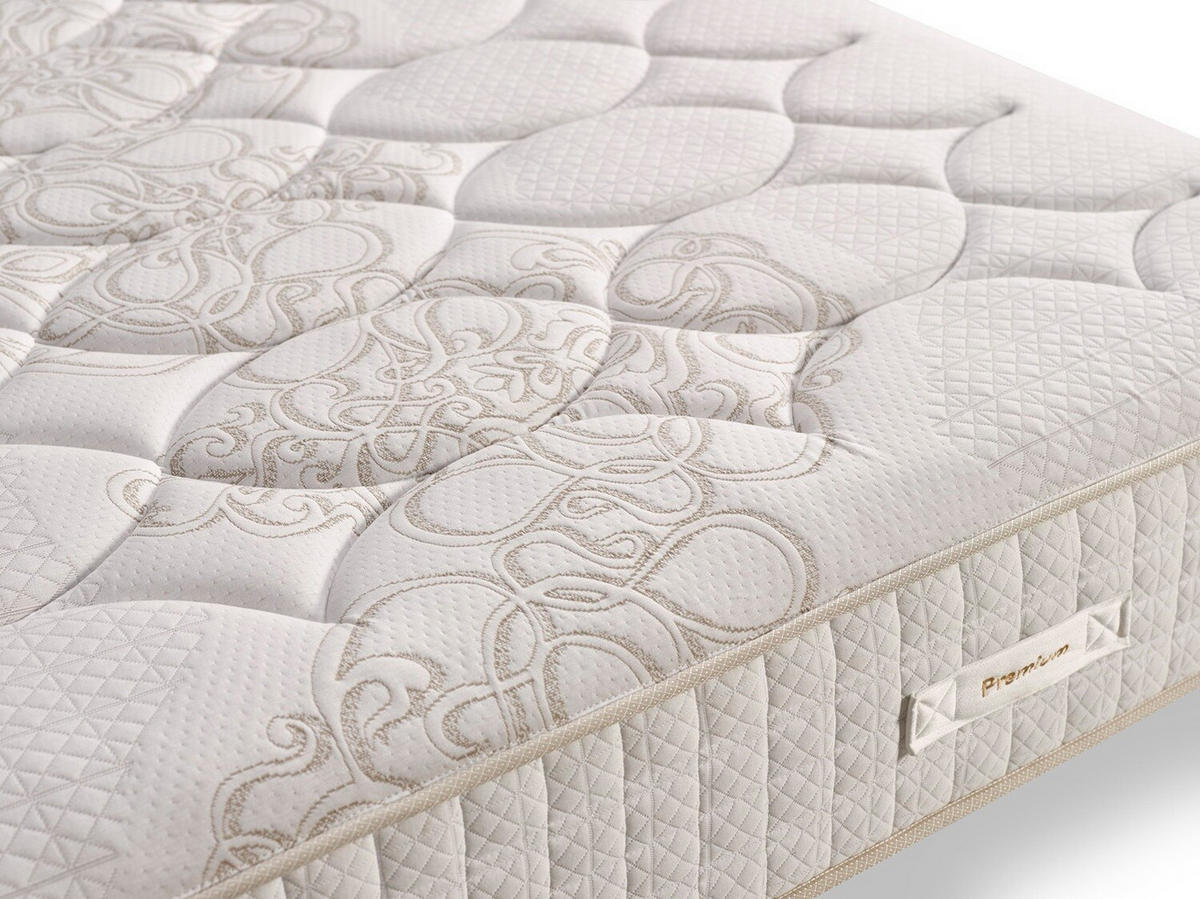 MATRATZE 90x190 Magestic - Weiß, Textil (90/190cm) - Simpur