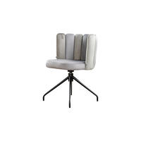 ESSZIMMERSTUHL JADA Grau Velvet Drehbar (360°) - Grau, Kunststoff/Textil (58/79/55cm) - KAWOLA