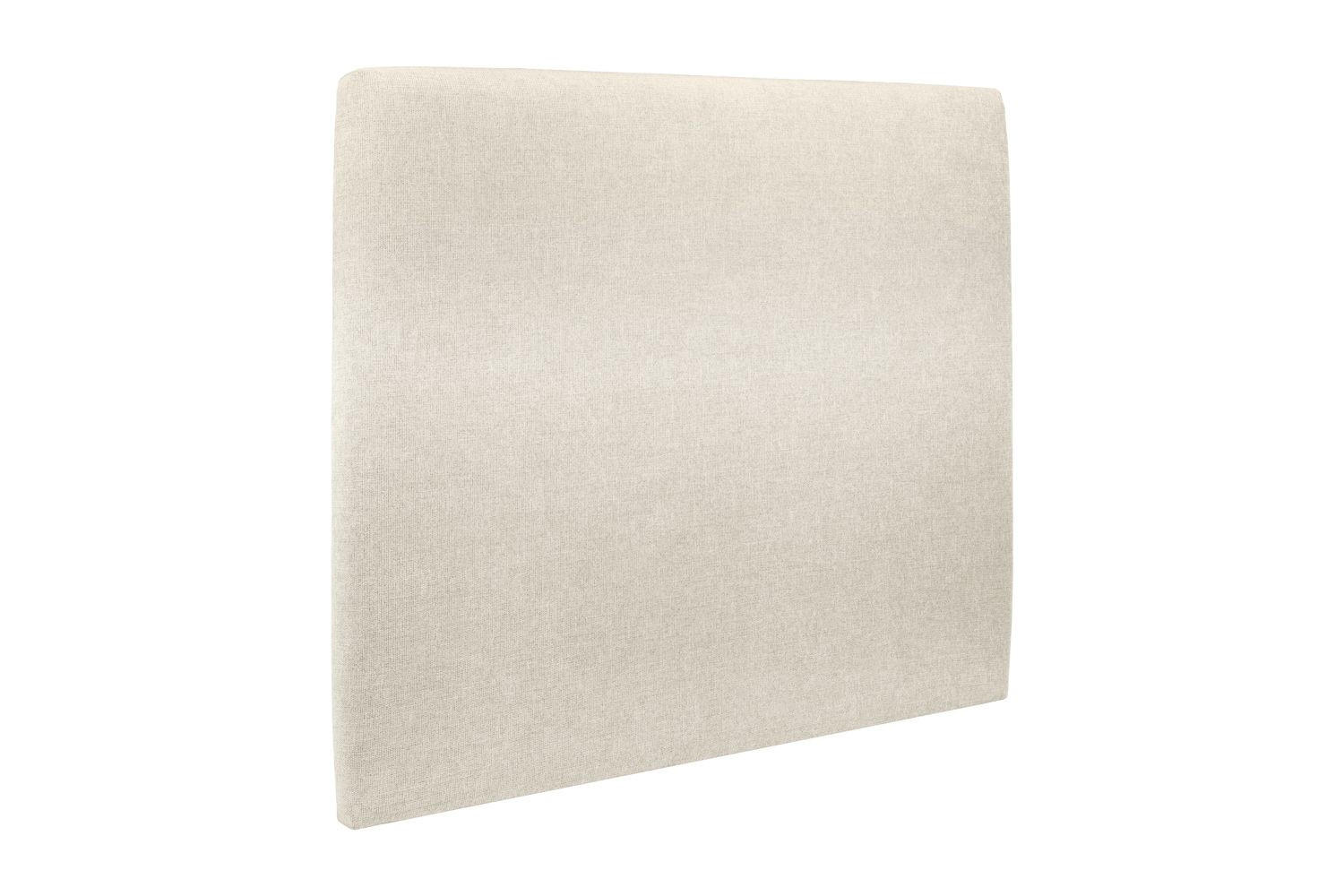 KOPFTEIL gepolstertes – hellbeiger Stoff - 140 cm - Beige, Holz (140/120/10cm) - Sommeil de Plomb
