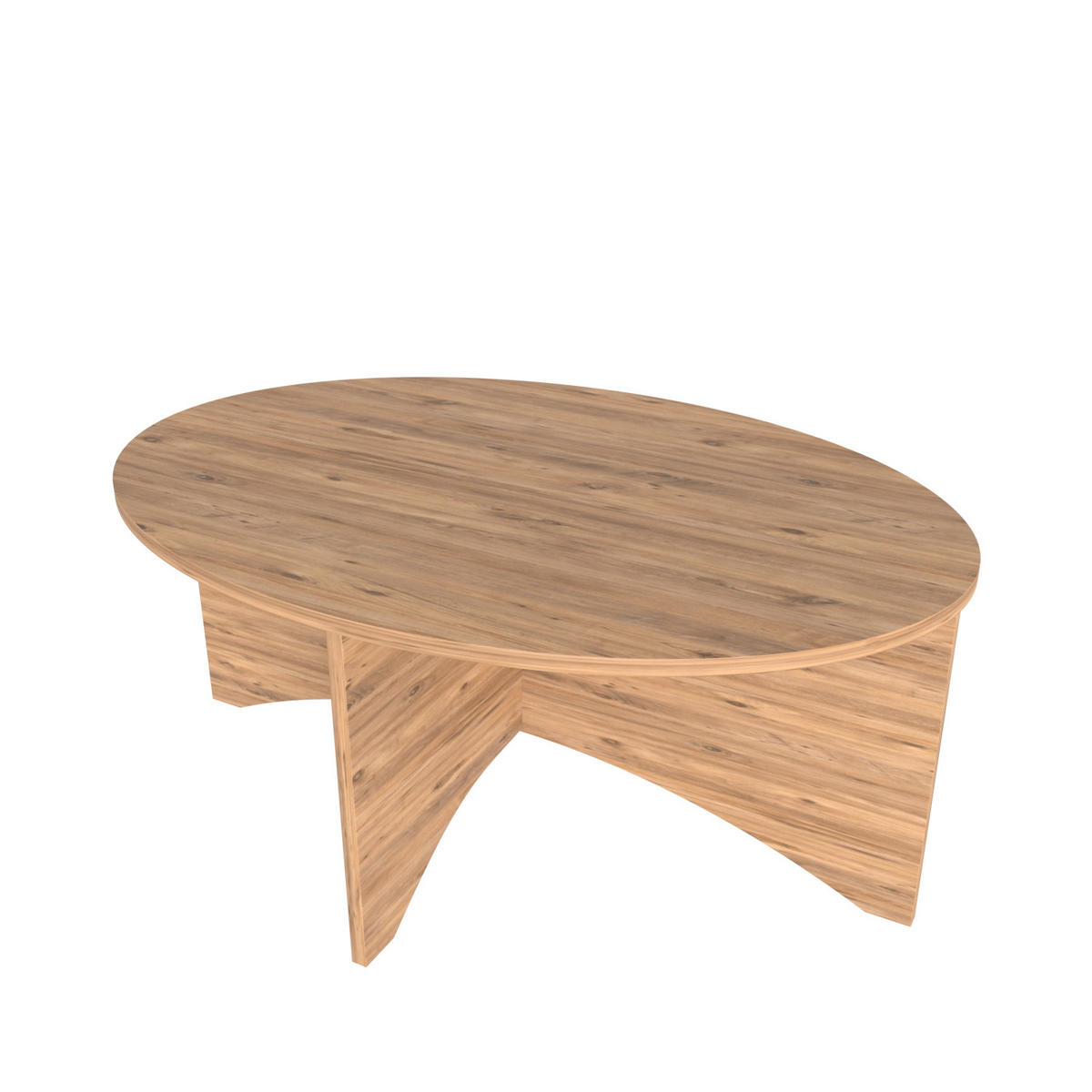 COUCHTISCH Solo Saphireiche - Honigeiche, Holzwerkstoff (100/70/42cm) - Decorotika