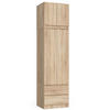 KLEIDERSCHRANK Sonoma Eiche 60x51x234 cm - Sonoma Eiche, Holzwerkstoff (60/234/51cm) - Akord