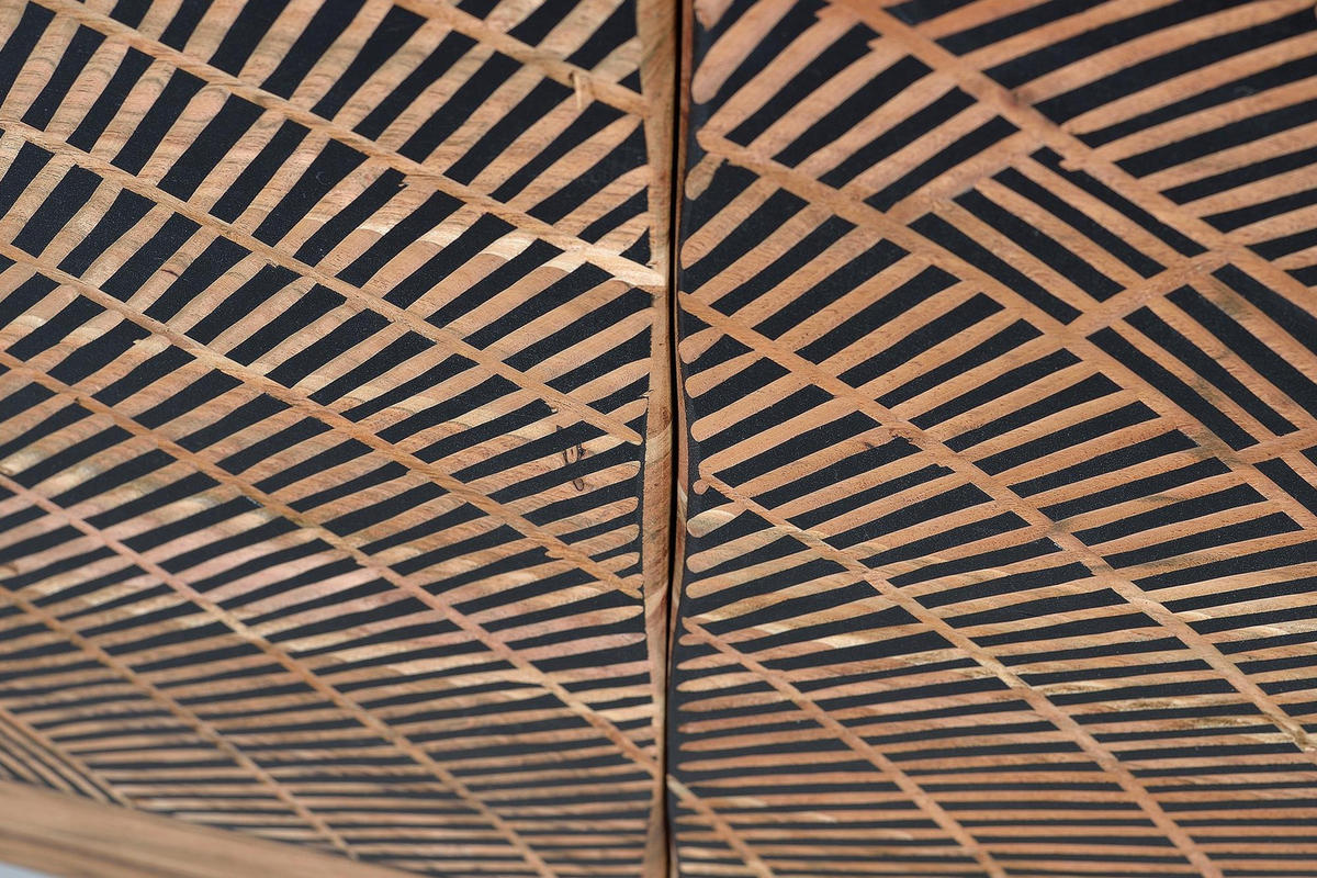 SIDEBOARD aus Akazienholz und Metall - Braun, Holz (40/86/90cm) - Giner y Colomer