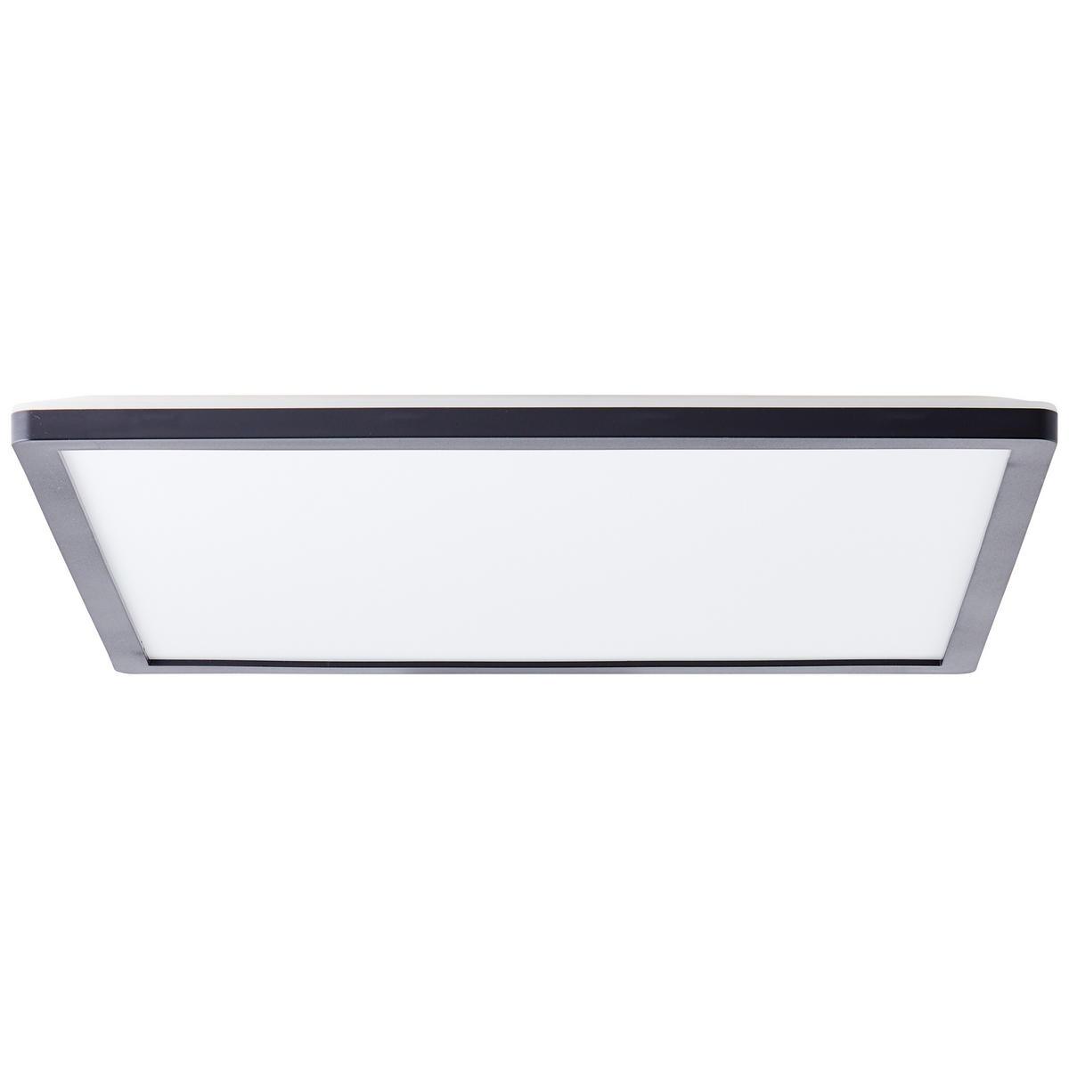 DECKENAUFBAU-PANEEL Milton G99877A76 - Schwarz, Metall (42/42/2.6cm) - Brilliant