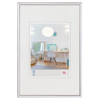 KUNSTSTOFFRAHMEN New Lifestyle Kst.Rahmen 15x20 cm silber - Silberfarben, Kunststoff (15.9/21/1.4cm) - walther design