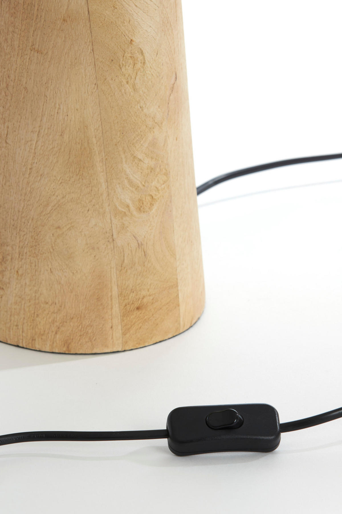 LAMPENFUSS Baglio Braun Ø19/45 cm - Braun, Holz (19/19/45cm) - Light & Living