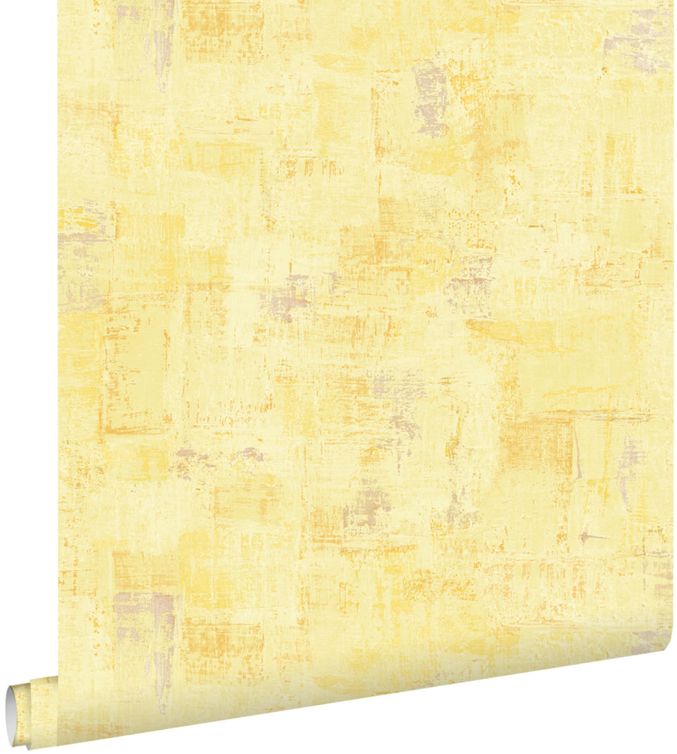TAPETE mit malerischem Effekt 50 x 900 cm - Gelb, Papier (50/900cm) - ESTAhome