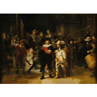 LEINWANDBILD Rembrandt - 100x70 cm - Multicolor, Holzwerkstoff/Textil (100/3cm) - Art for the Home