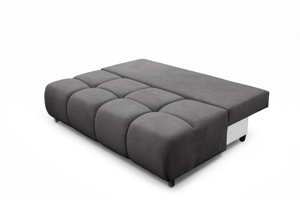 SOFA 196 cm in Graphit - Graphitfarben, Textil (196/79/100cm) - Home Collective