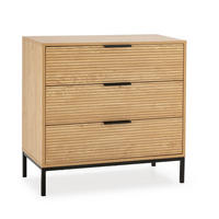 KOMMODE 80/80/40 Monica Eichenfarbe - Honigeiche, Holzwerkstoff (80/80/40cm) - VS Venta-stock