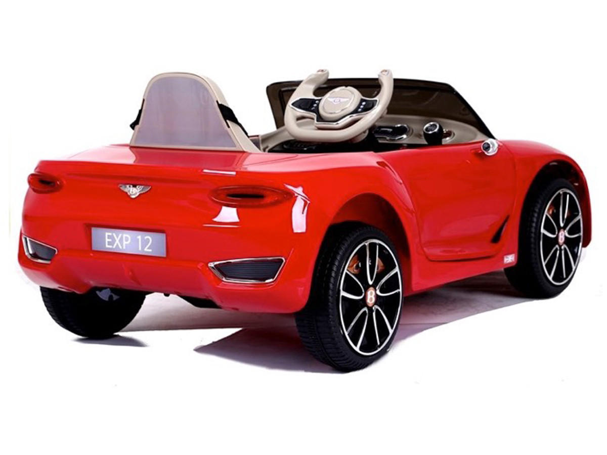 KINDER ELEKTROAUTO Bentley EXP 12 rot - Rot, Kunststoff (108/60/43cm) - TPFLiving