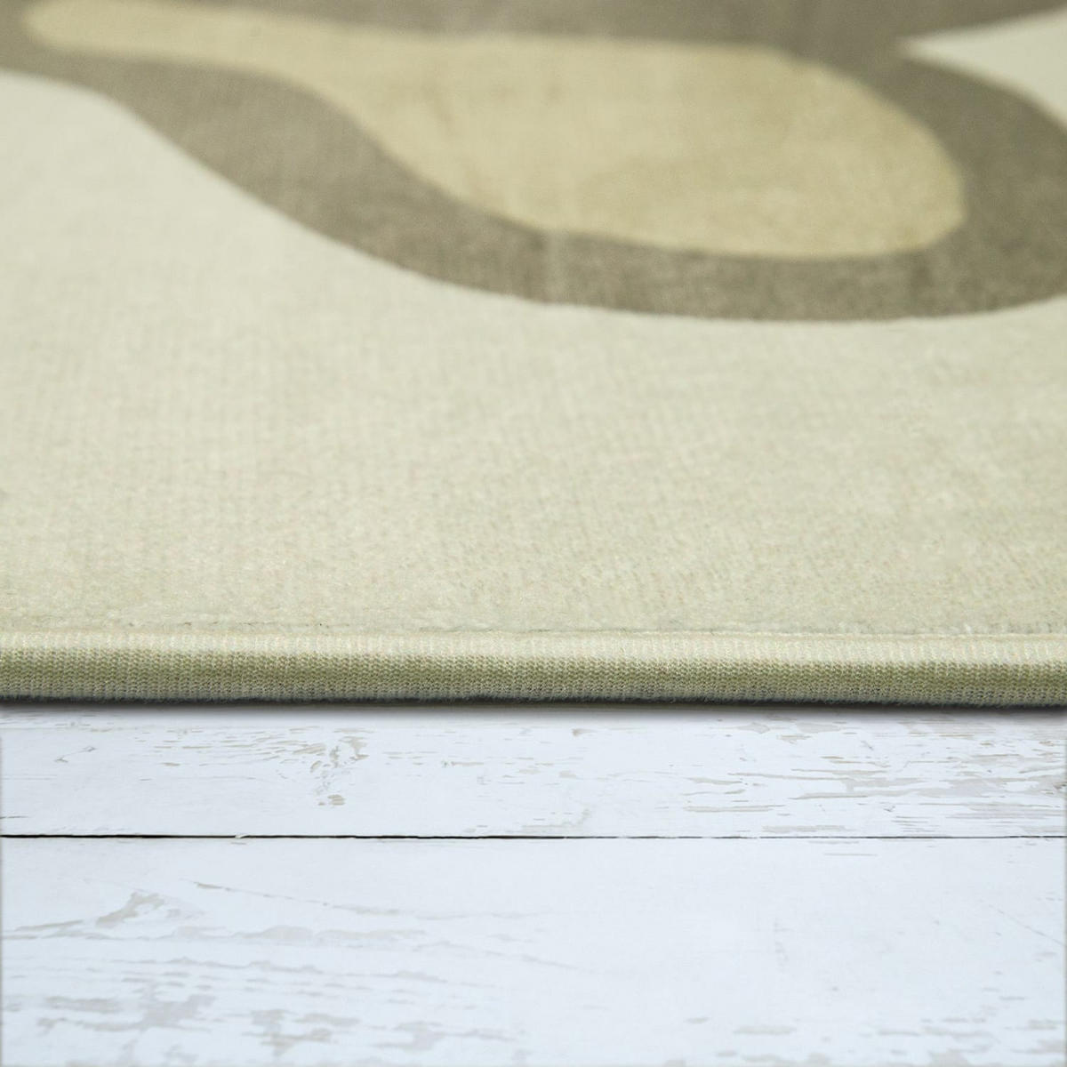 KINDERTEPPICH waschmaschinenwaschbar Tiere auf Wolken Kinderzimmer schmutzabweisend Beige Rechteckig 155x230 - Beige, Textil (155/230cm) - KADIMA DESIGN