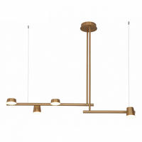 HÄNGELEUCHTE Pedri, Gold / Messing, 115cm - Goldfarben, Metall (100/30/100cm) - KOSILUM