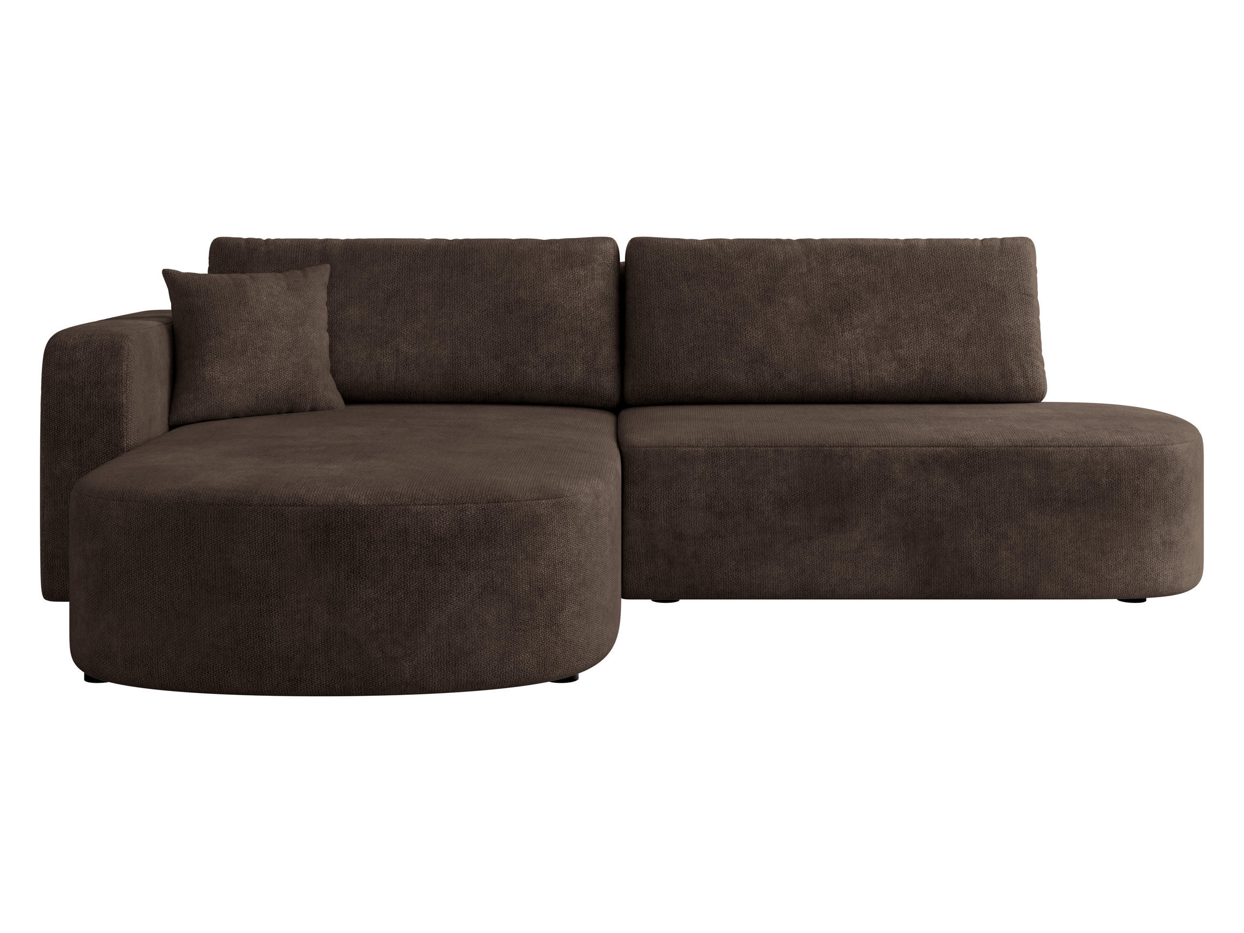 Mirjan24 Ecksofa Braun 252x175 cm