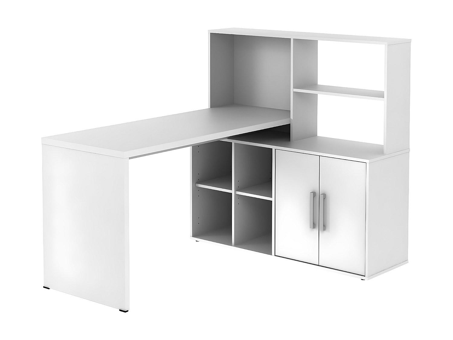 Vente-Unique Schreibtisch Weiß 150x120x120 cm