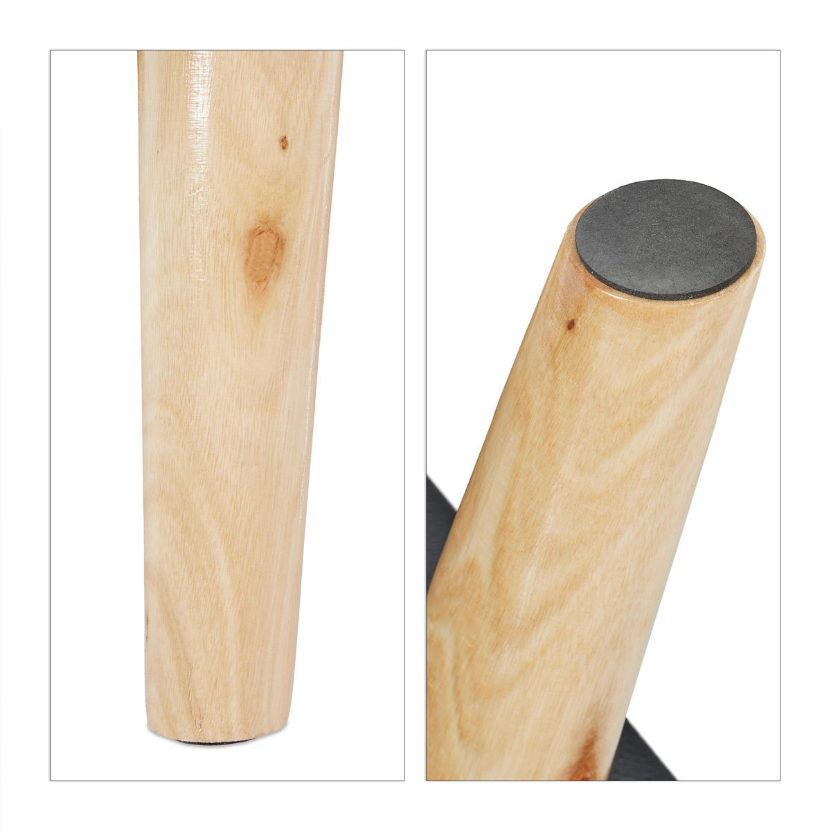 SITZHOCKER - Multicolor, Holz/Holzwerkstoff (40/40/40cm) - Relaxdays