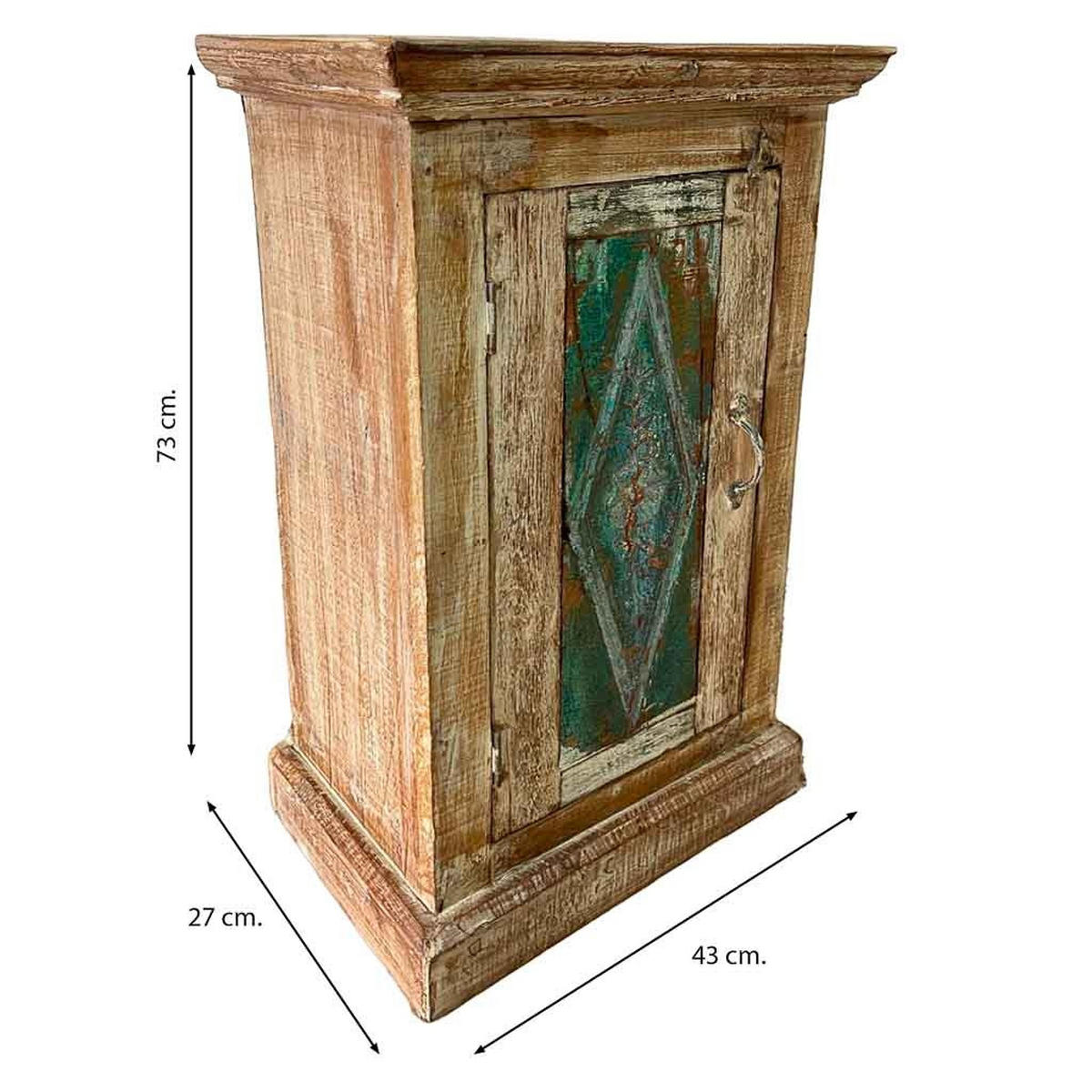 NACHTTISCH aus Holz, braun, 43x27x73cm - Braun, Holz (43/73/27cm) - Wanderlust