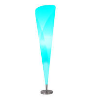 LED STEHLEUCHTE Weißer Lampenschirm - Weiß, Metall (30/30/146cm) - Globo Lighting