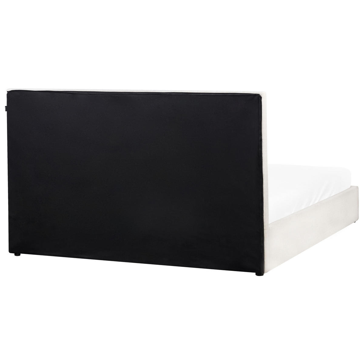 POLSTERBETT 180x200 cm Weiß Lagord - Creme, Textil (180/200cm) - Beliani