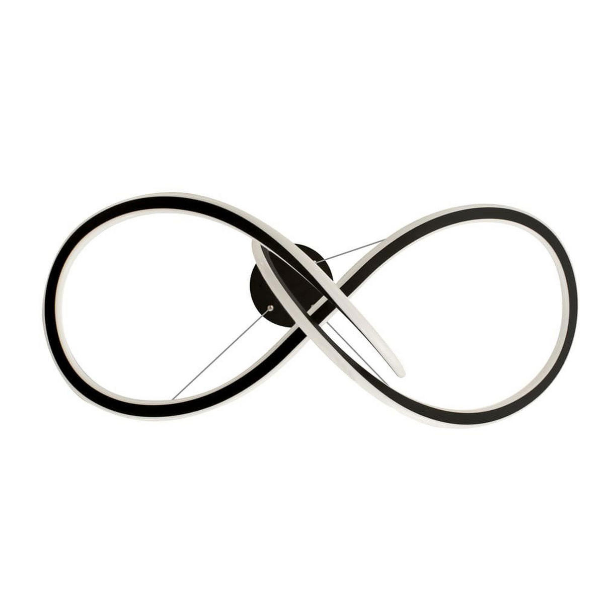 PENDELLEUCHTE 'Dunia B' - Schwarz, Metall (74/29/33cm) - KUNSTLOFT